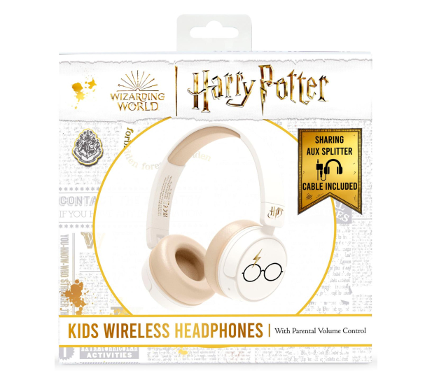 OTL TECHNOLOGIES KIDS WIRELESS V2 - HARRY POTTER CREAM - 1115832 - zdjęcie 8